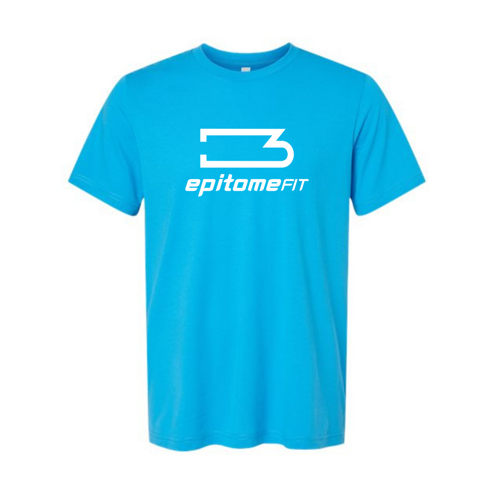 Neon Blue Logo T Shirt
